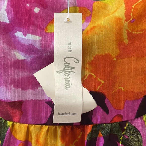 Trina Turk Floral Maxi Skirt-size 0 - Picture 10 of 11